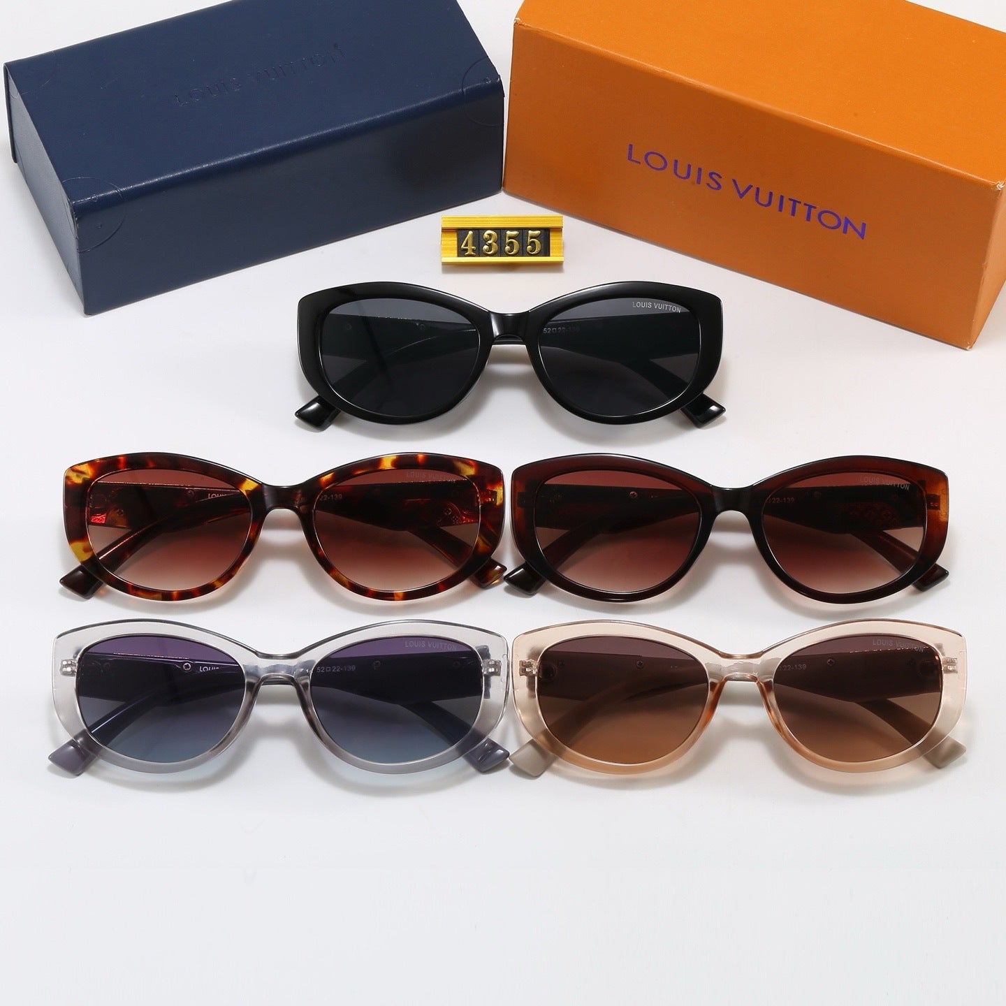 New cat-eye European and American style fashionable high-end sunglasses 4355