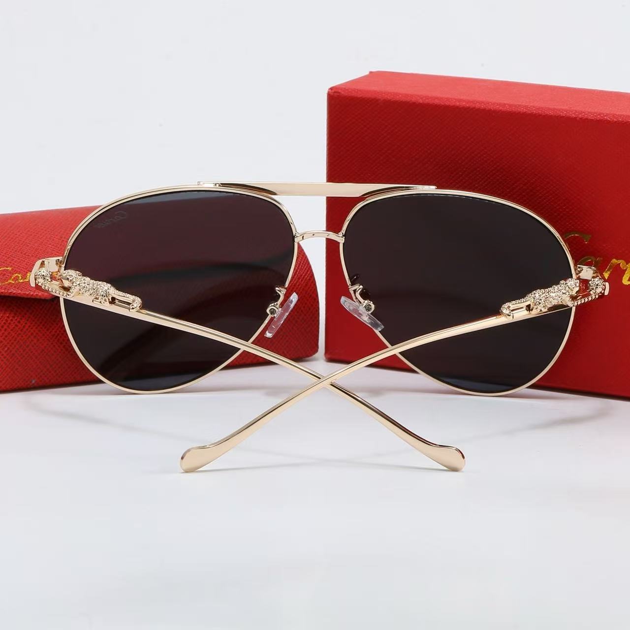 Fashion metal frame universal sunglasses 4121