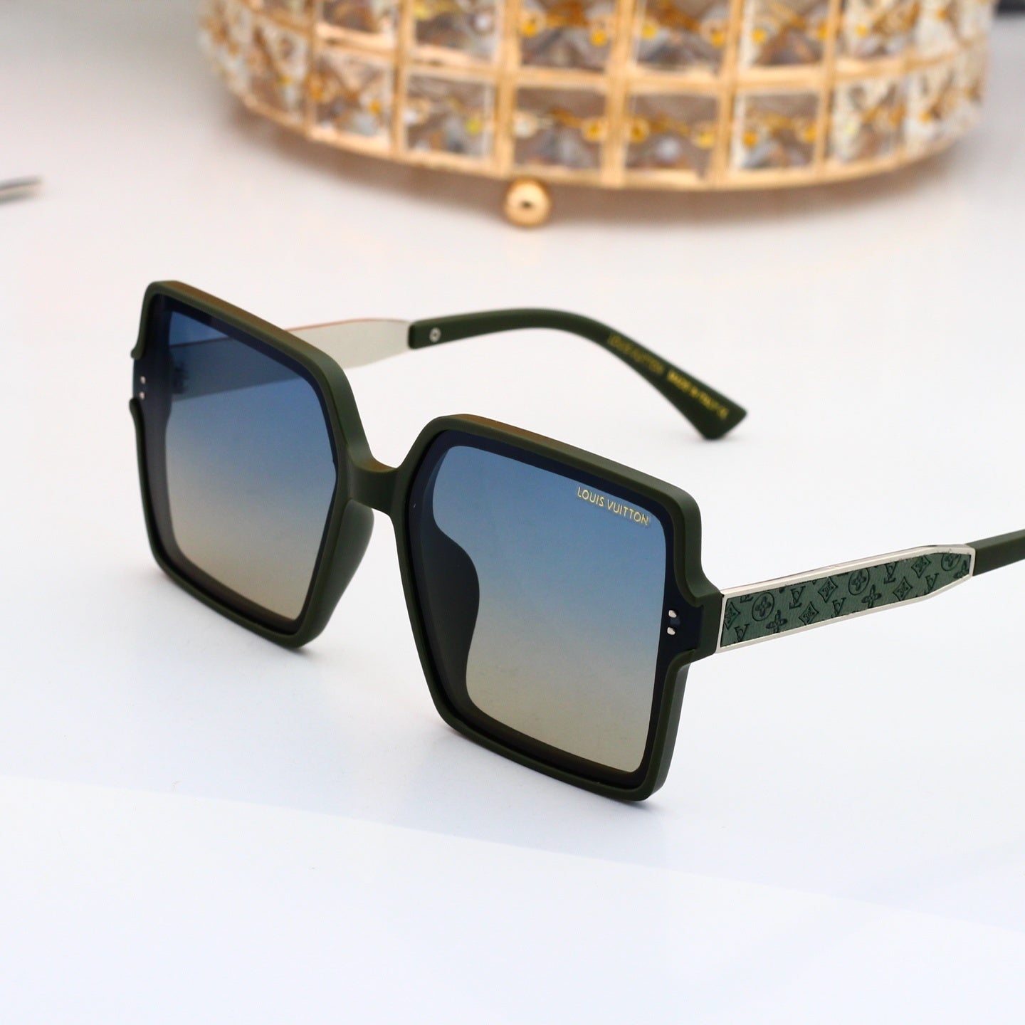 Oversized Polygonal Fashion Sunglasses 68823