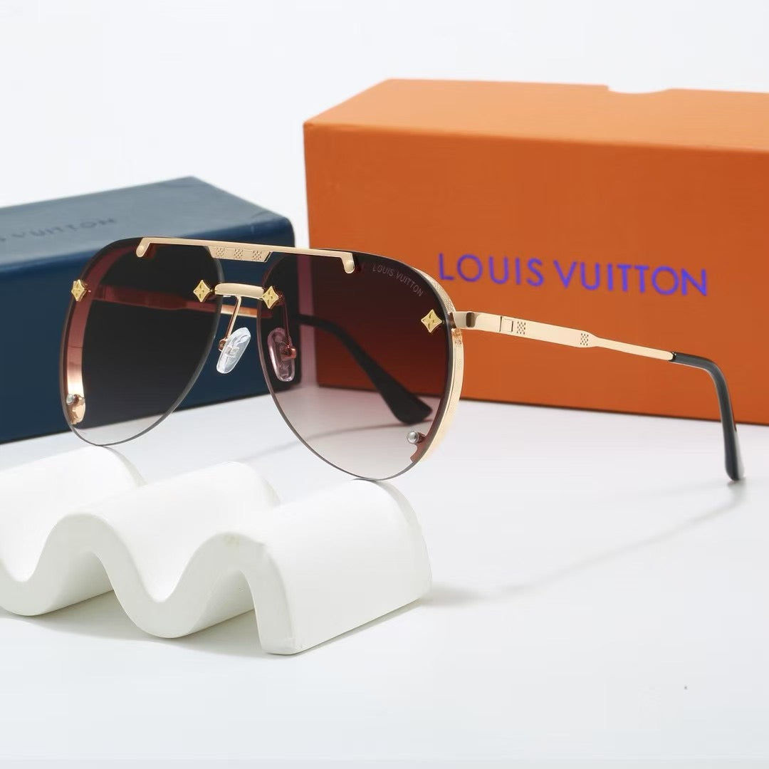 New European and American style metal trendy sunglasses
