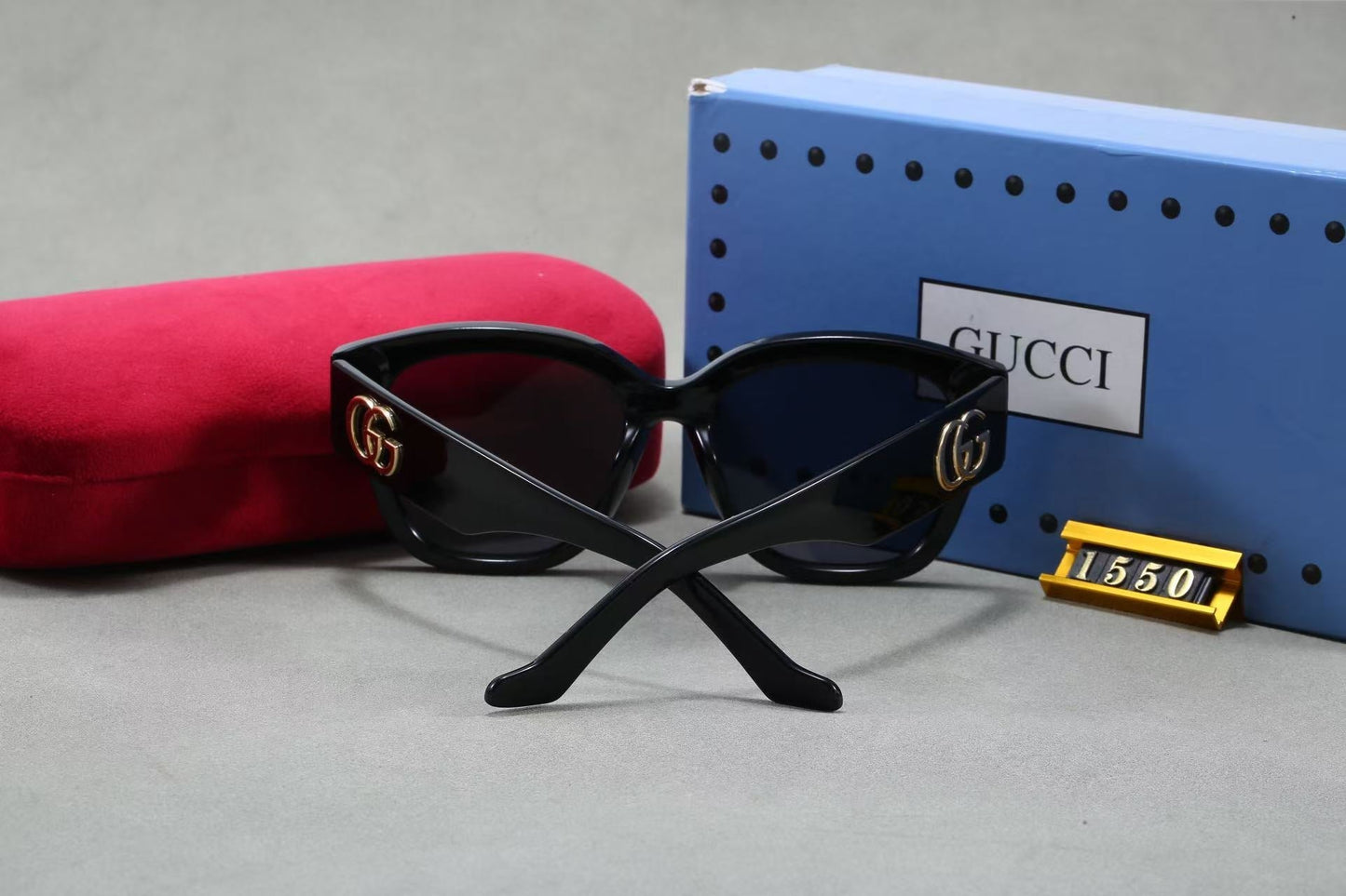 Round frame fashion sunglasses 1550