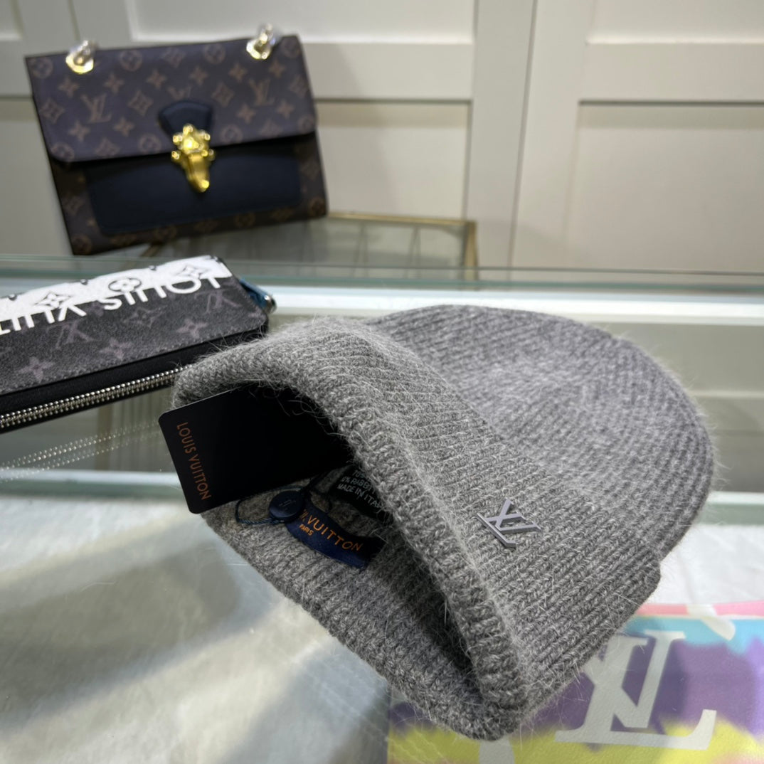 Fashionable Wool Woven Ahead Beanie