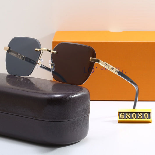 New Square Double Bridge Sunglasses