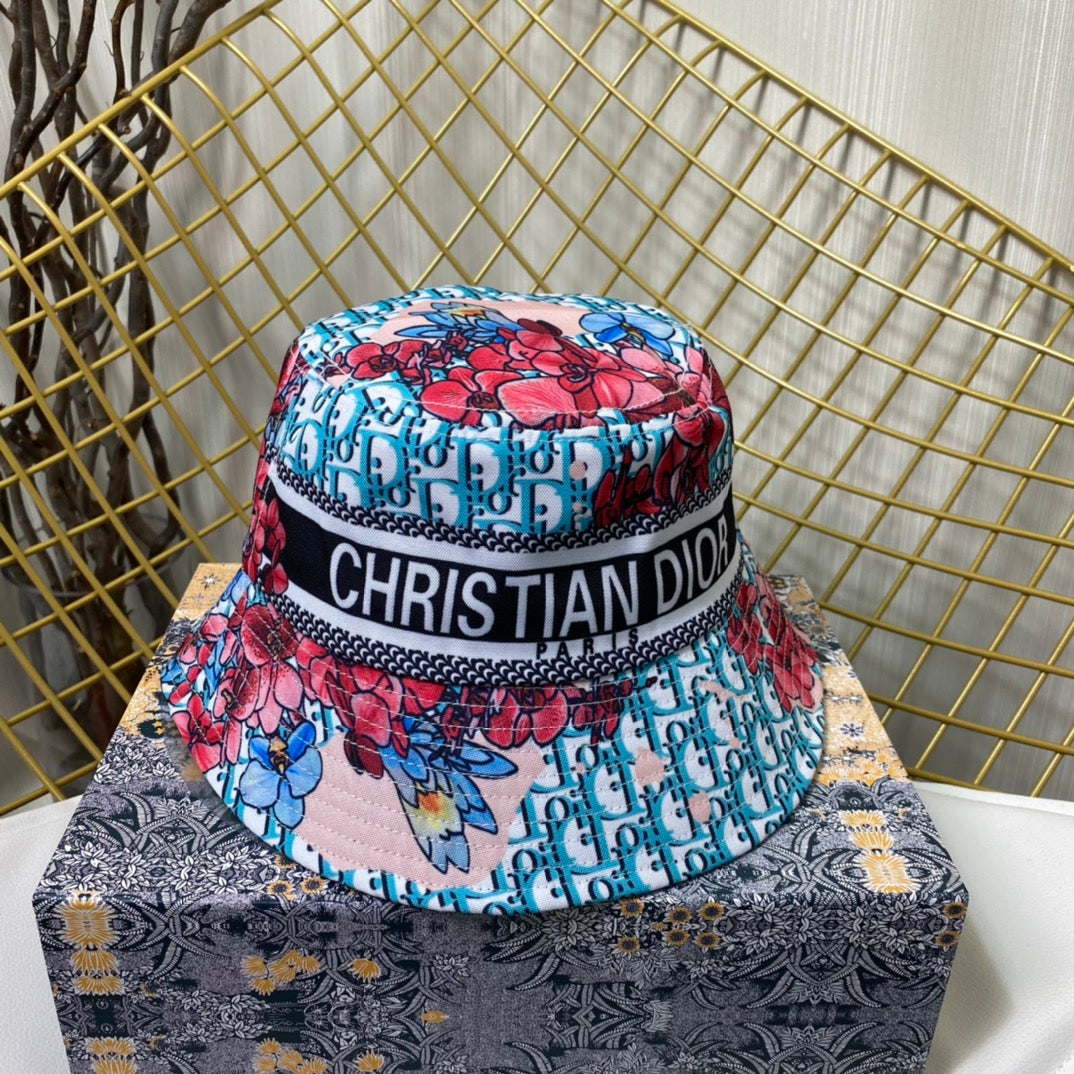 Personalized Monogram Flower Bucket Hat