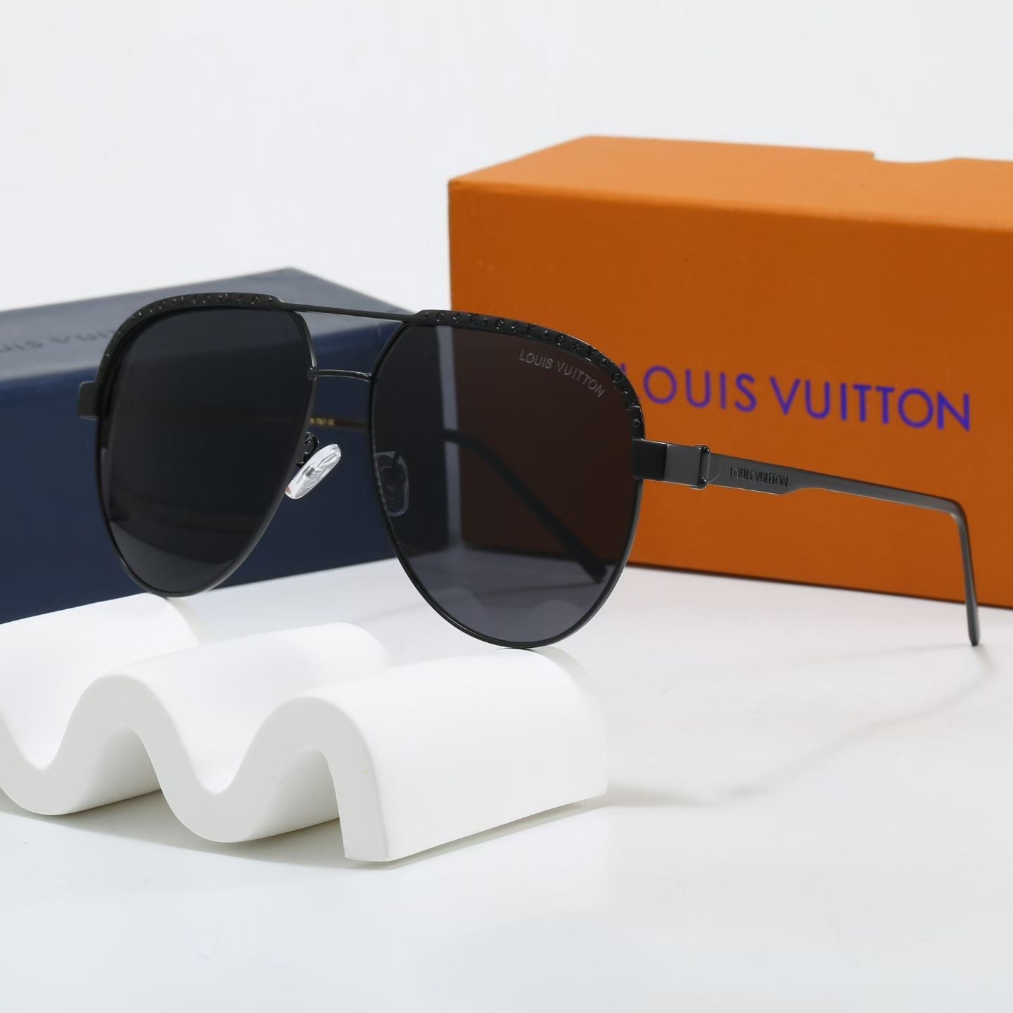 Stylish and unique retro metal sunglasses