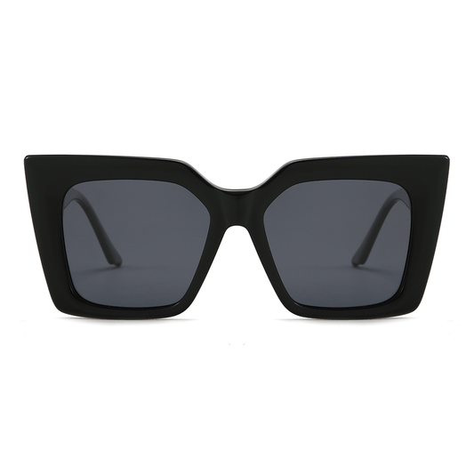Dollger Elegant Classic Oversized Square Cat Eye Sunglasses