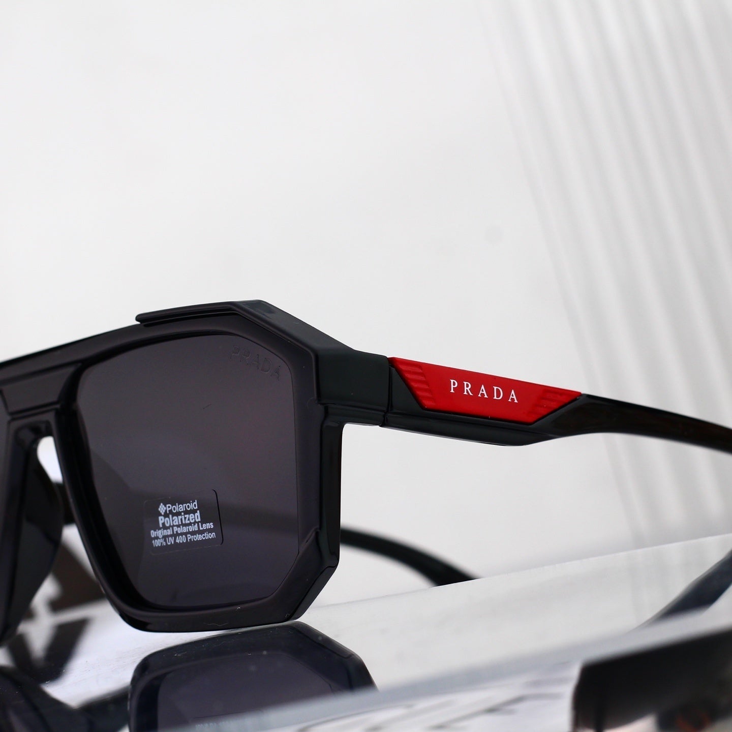 Fashion Metal Polygon Sunglasses With Logo 6112