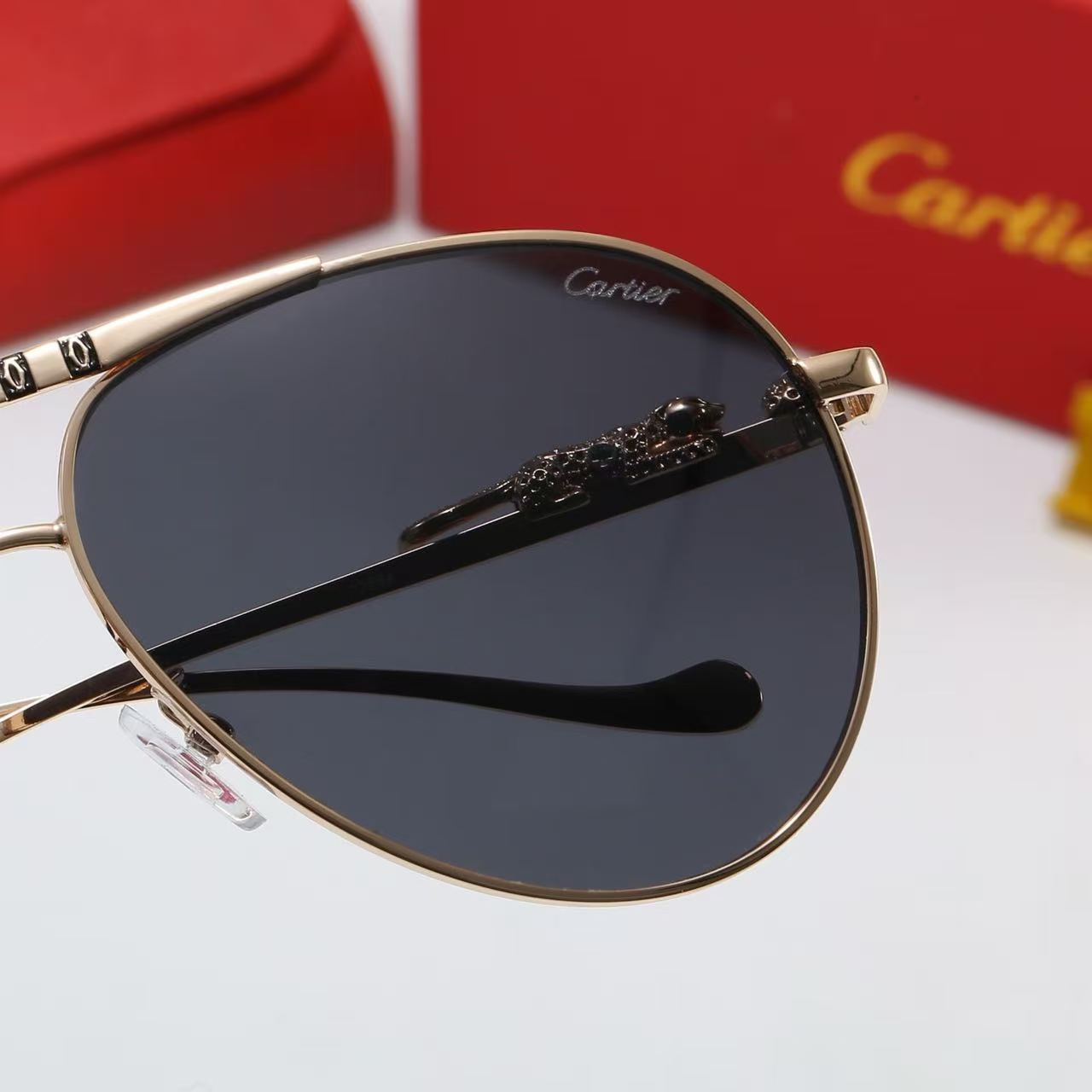 Fashion metal frame universal sunglasses 4121
