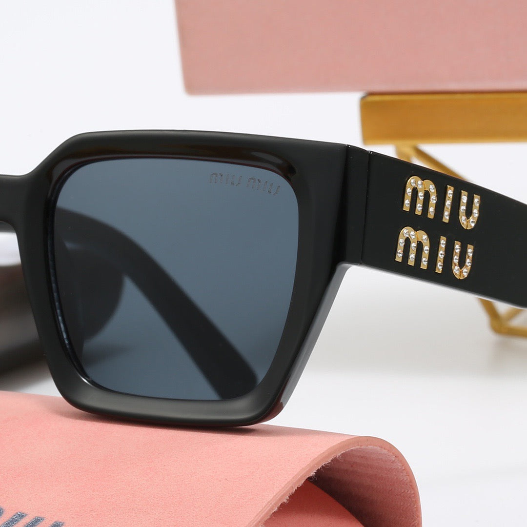 Fashion square frame universal sunglasses