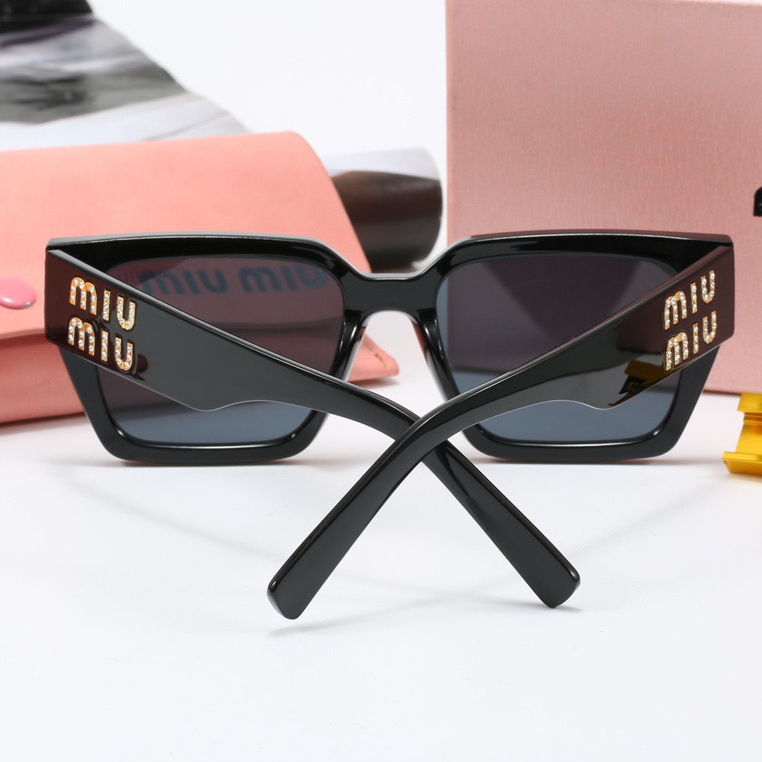 Fashion square frame universal sunglasses