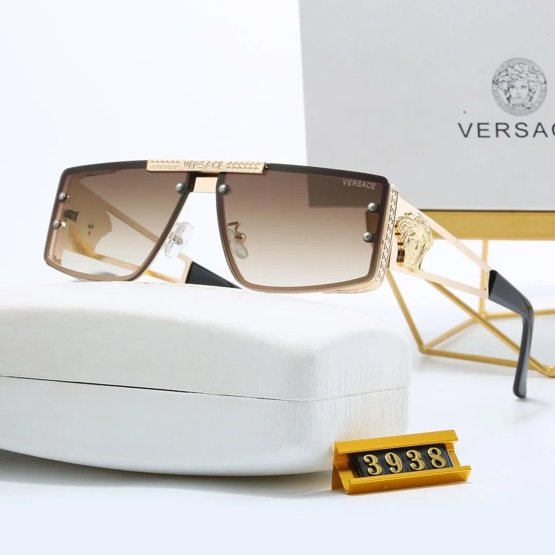 European and American style sunglasses with metal frames 3938 (UV protection)