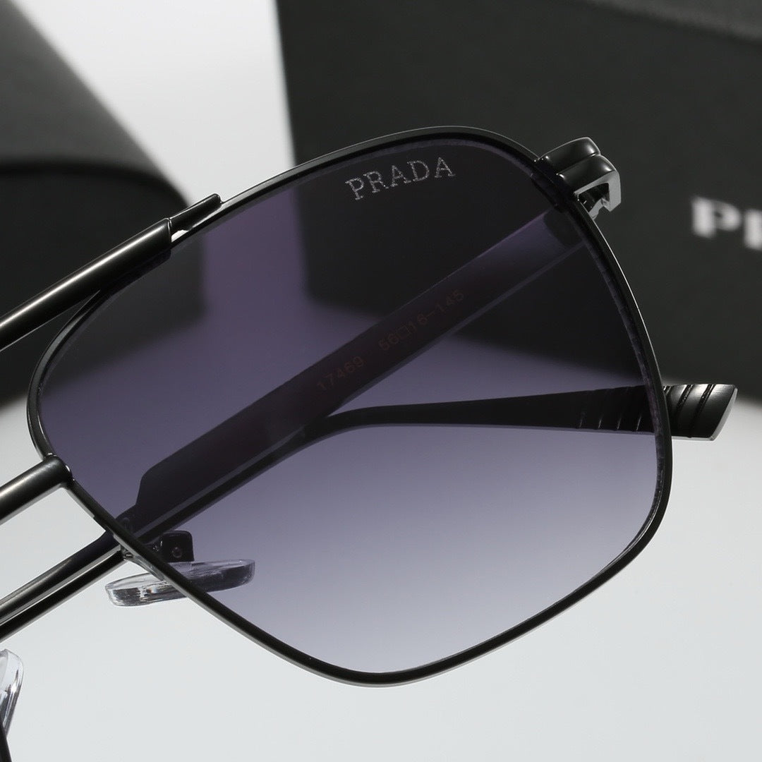 New metal fashion trend sunglasses 3737