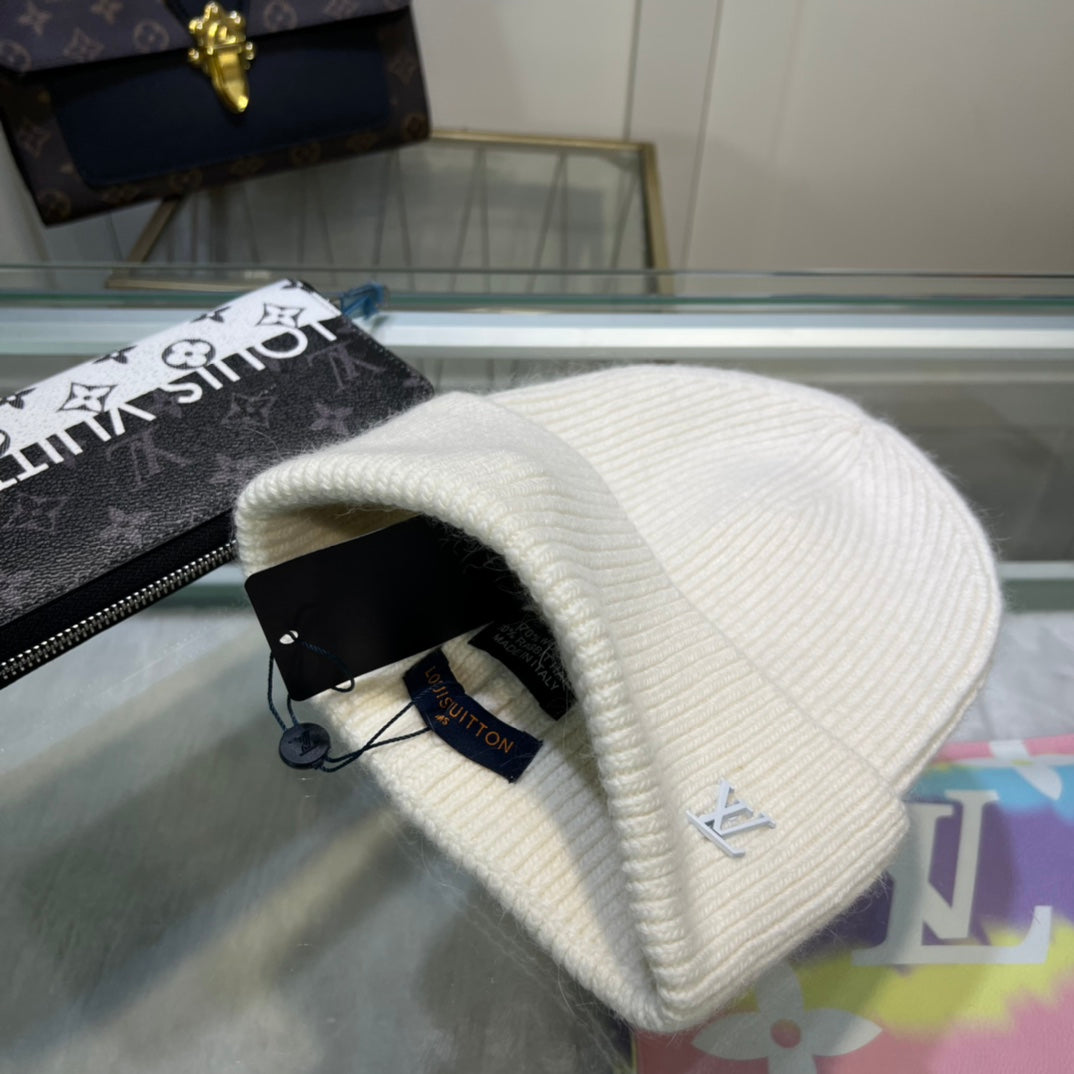 Fashionable Wool Woven Ahead Beanie