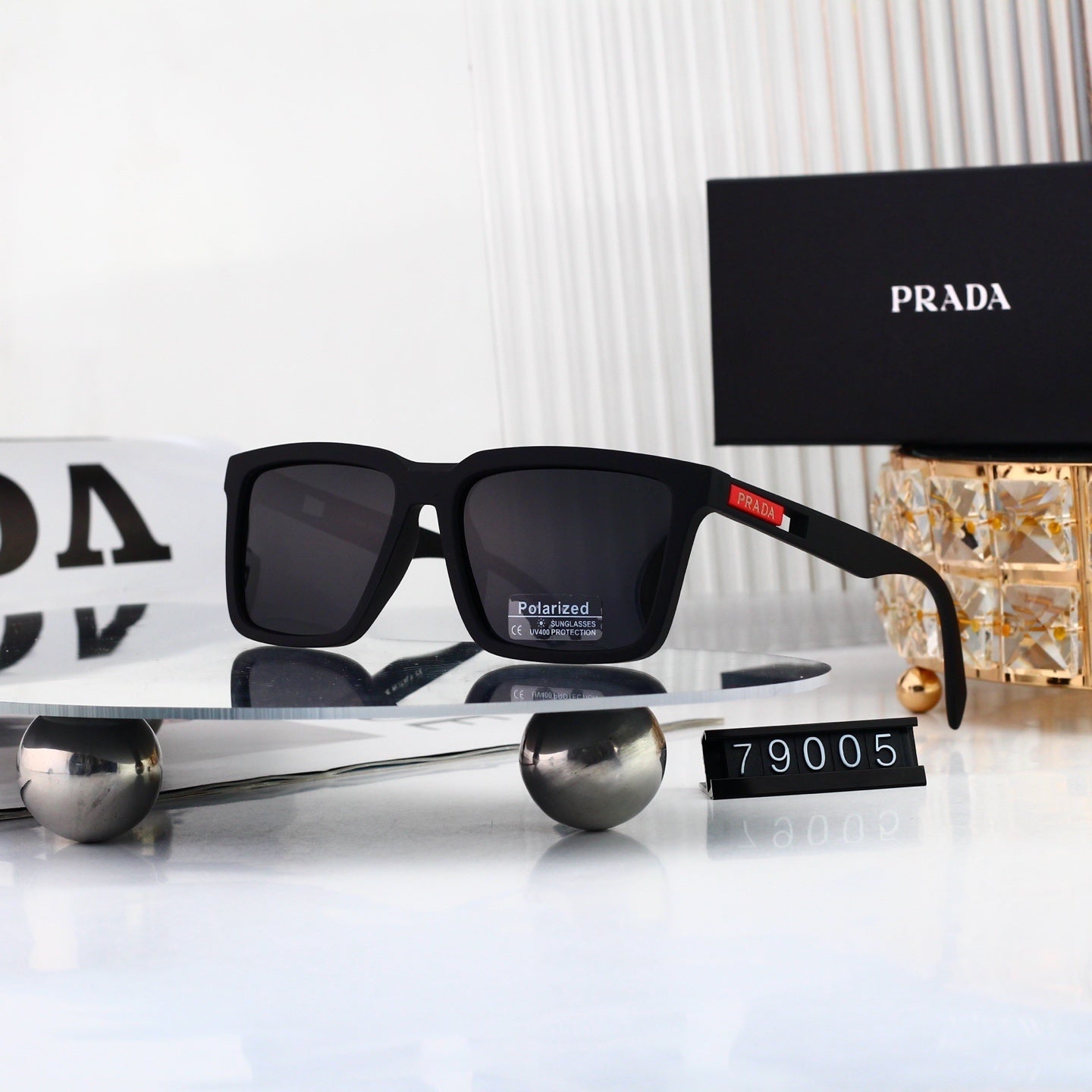 Polarized Sunglasses Fashion Square Frame Sunglasses  79005