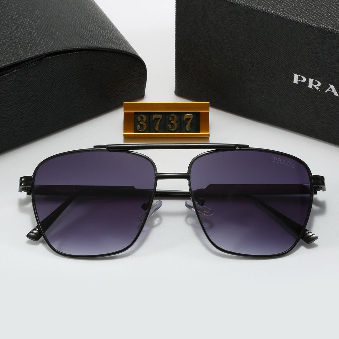 New metal fashion trend sunglasses 3737