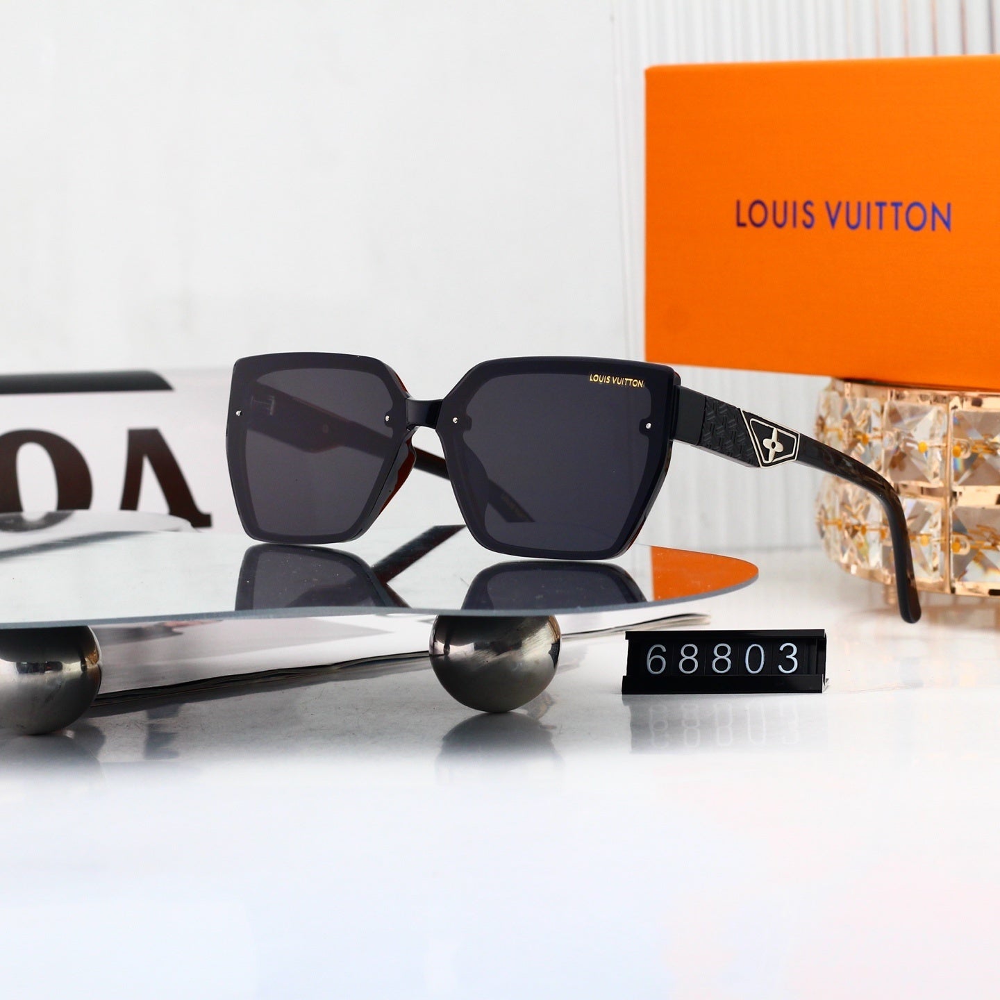 Oversized Polygonal Fashion Sunglasses 68803