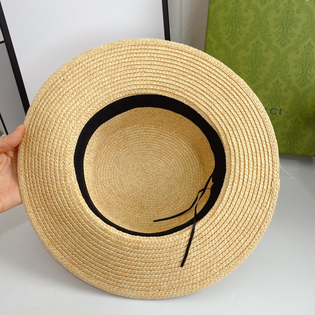 Fancy Diamond LOGO Straw Hat