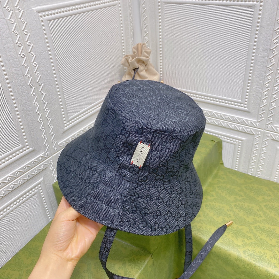 Fashion Double Sided Strap Bucket Hat