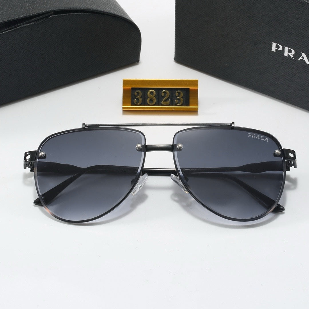 New metal fashion trend sunglasses 3823