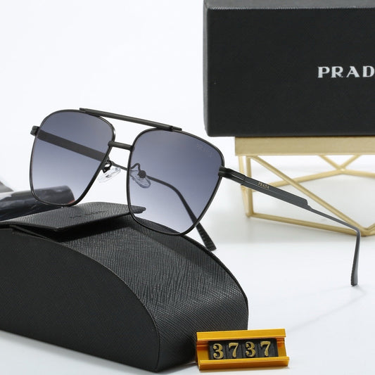 New metal fashion trend sunglasses 3737