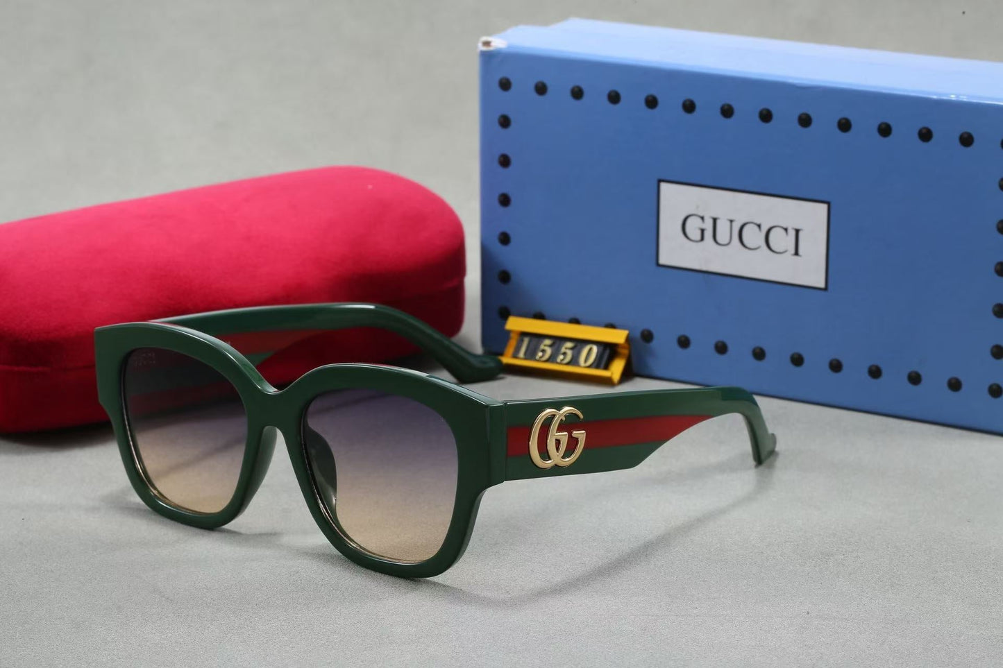 Round frame fashion sunglasses 1550