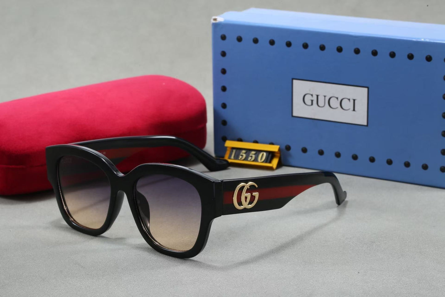 Round frame fashion sunglasses 1550