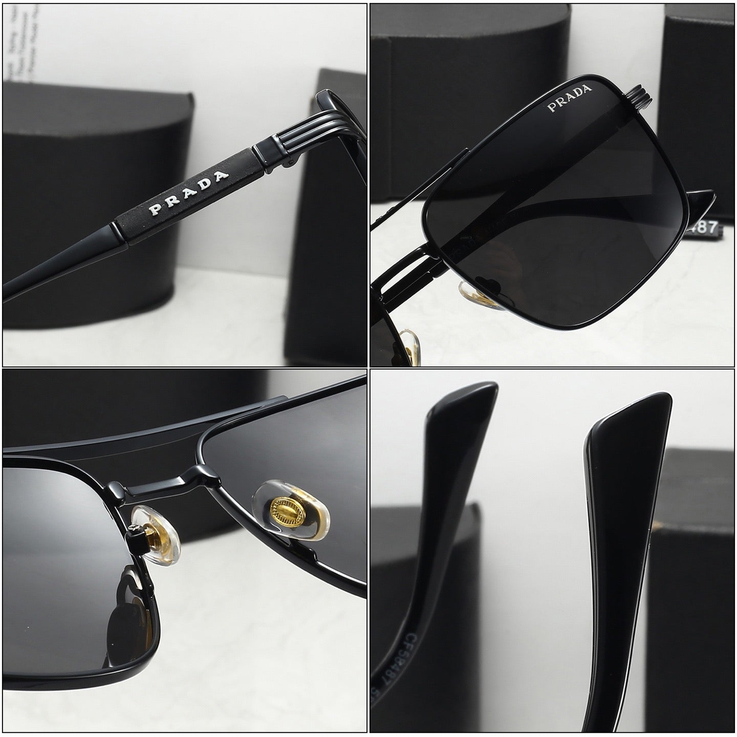 New polarized stylish casual metal sunglasses 5487