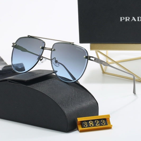 New metal fashion trend sunglasses 3823