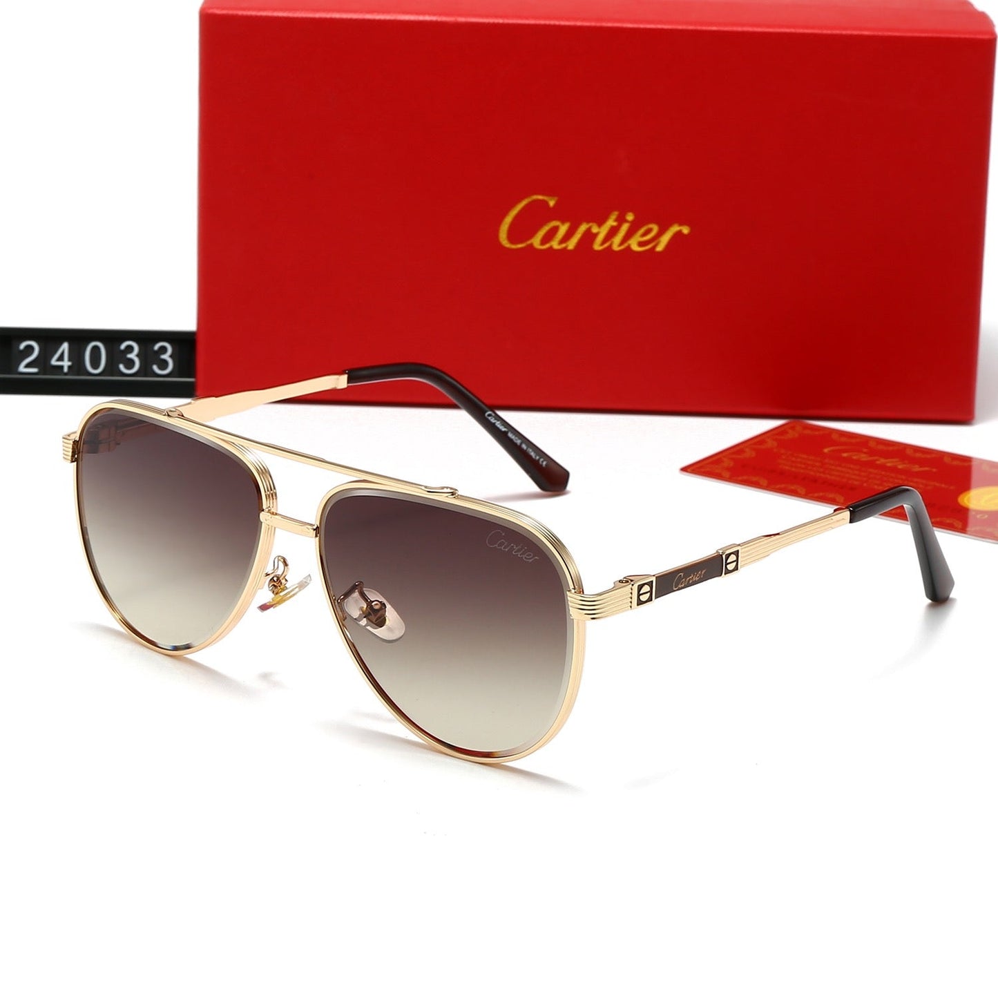 Fashion metal frame universal sunglasses 24033