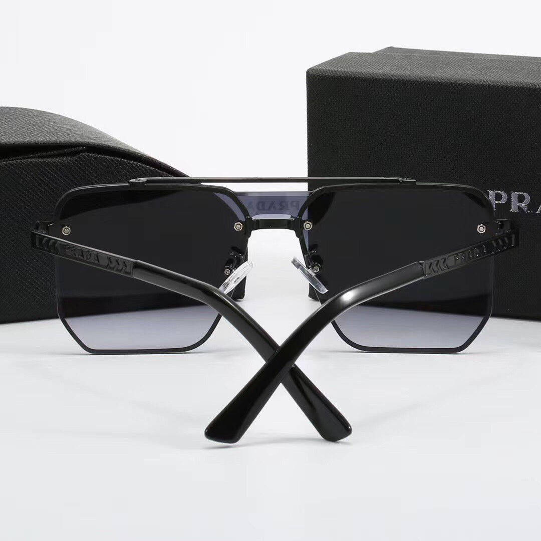 New gradient frameless thin sunglasses 3612