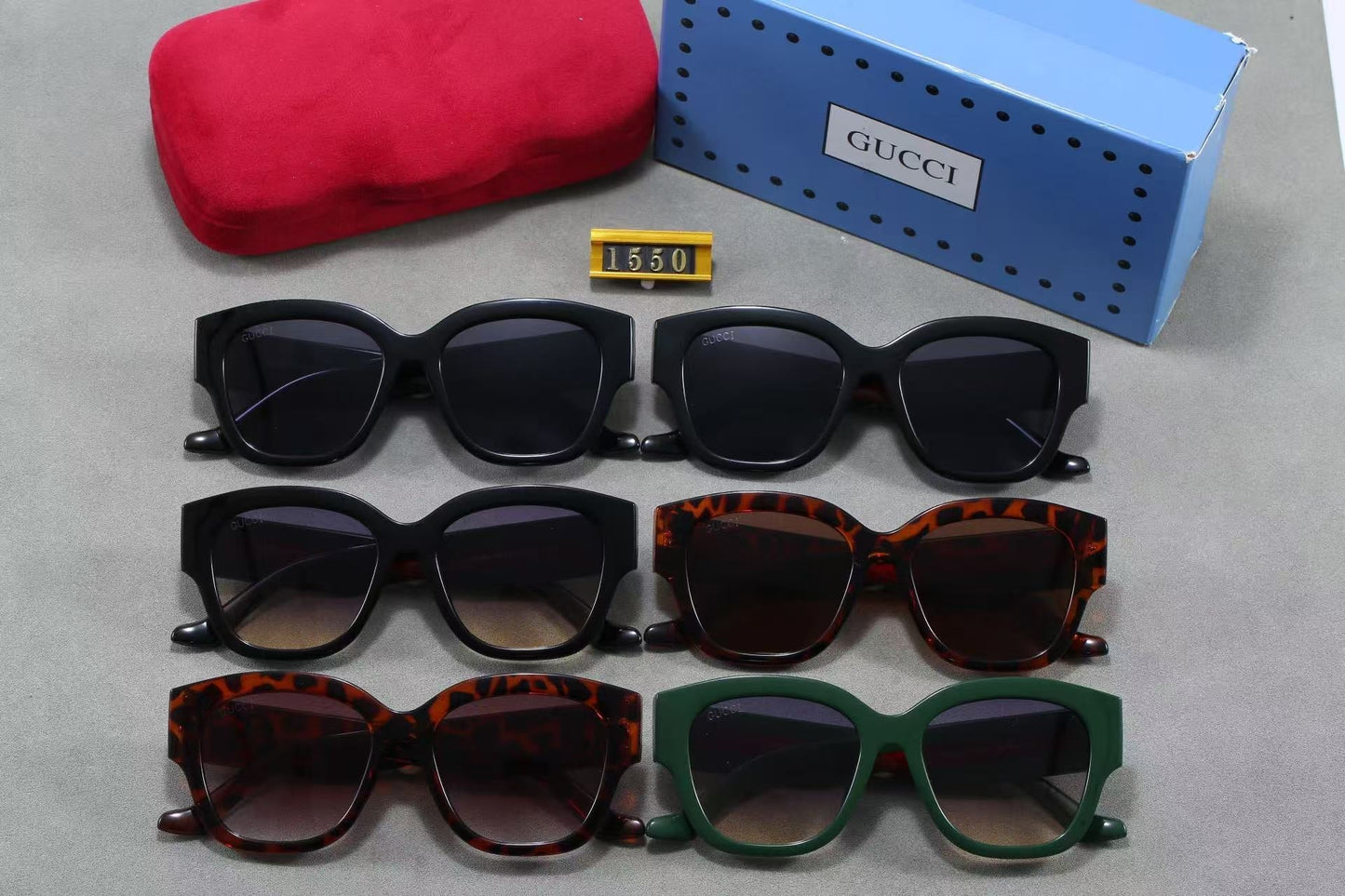 Round frame fashion sunglasses 1550
