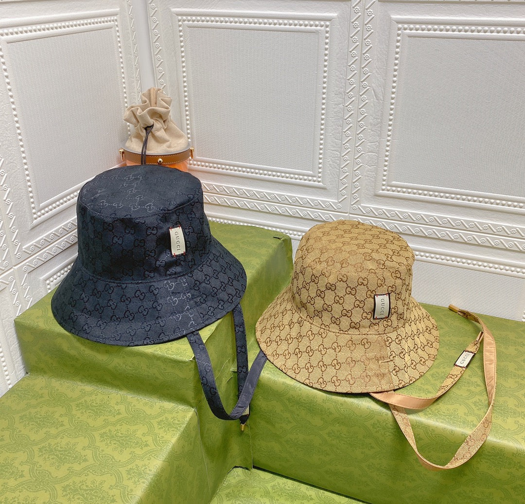 Fashion Double Sided Strap Bucket Hat
