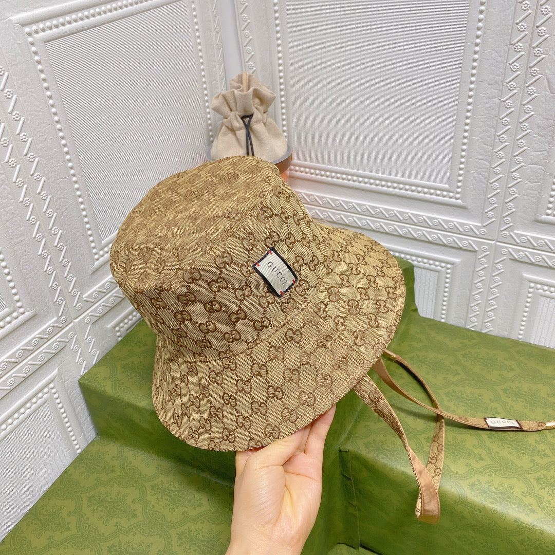 Fashion Double Sided Strap Bucket Hat