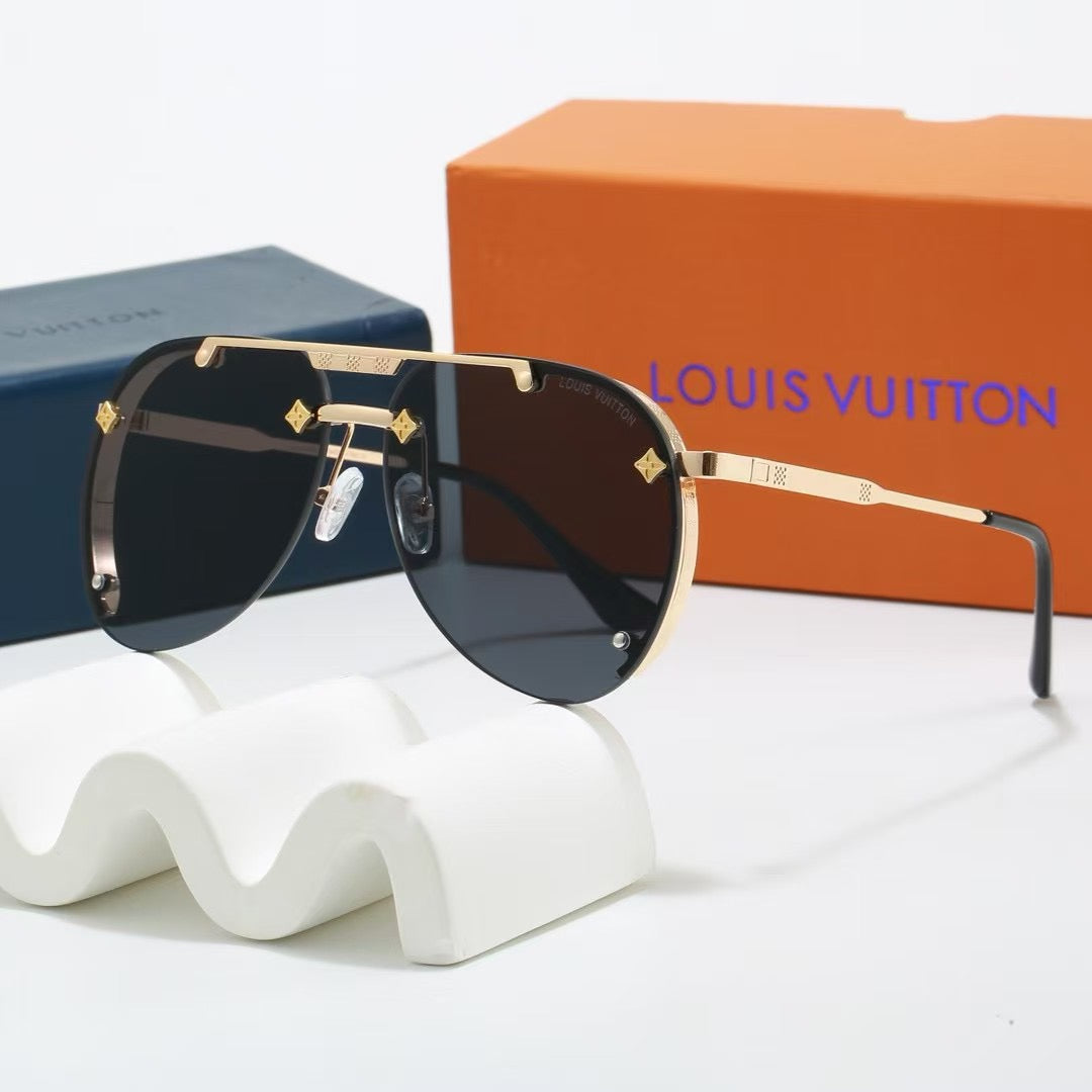 New European and American style metal trendy sunglasses