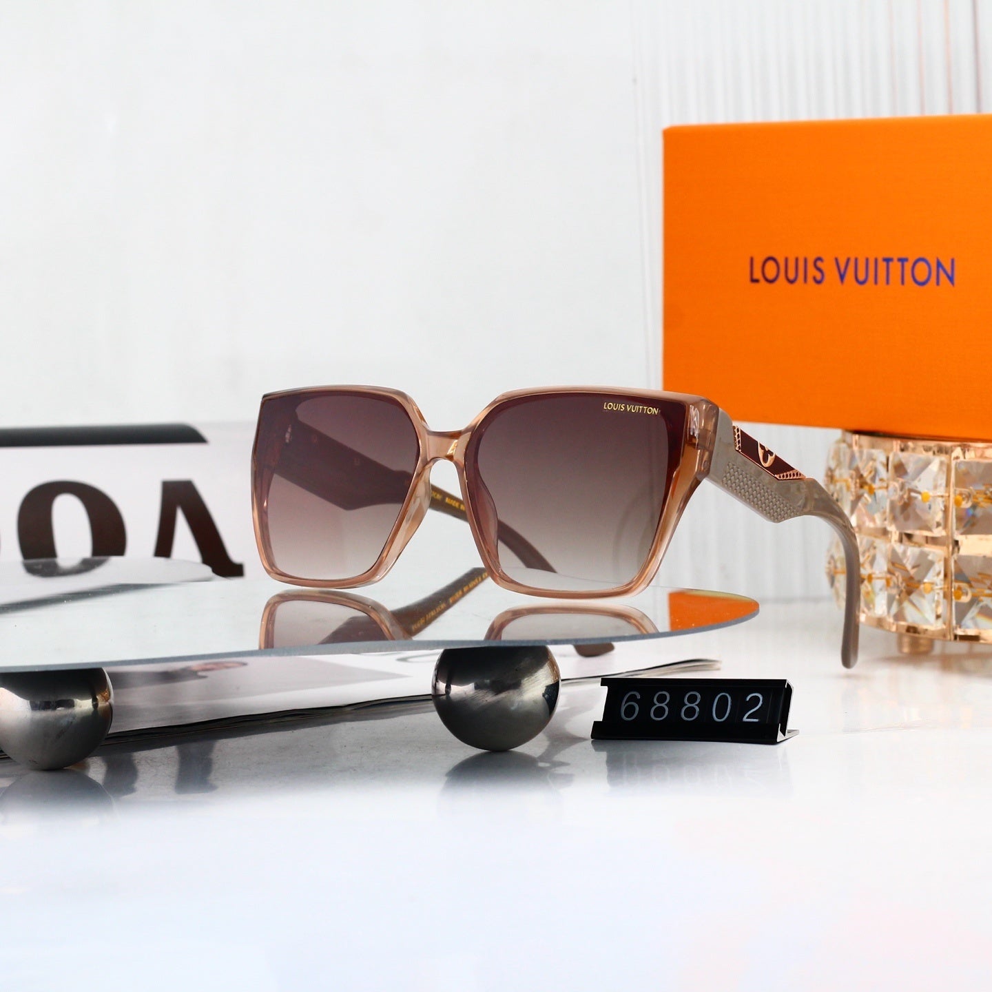 Oversized Polygonal Fashion Sunglasses 68802