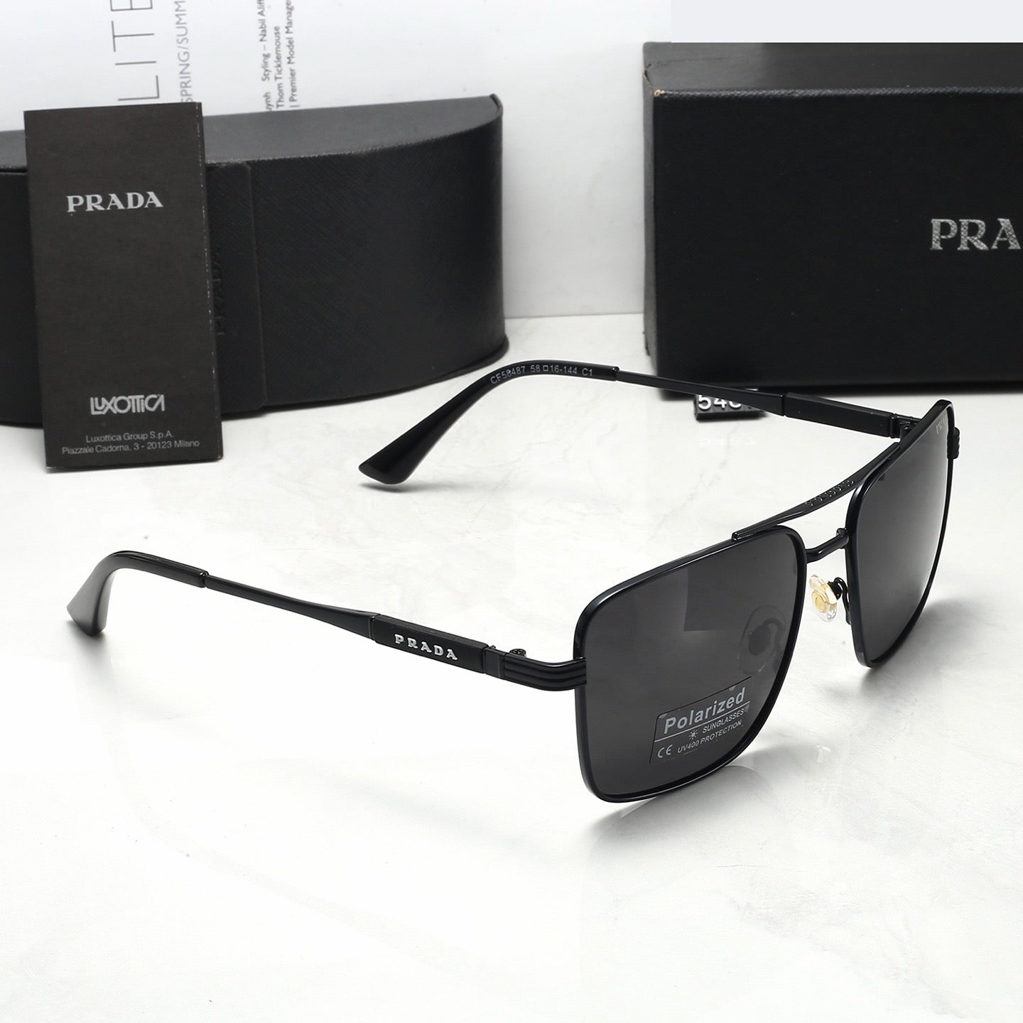 New polarized stylish casual metal sunglasses 5487