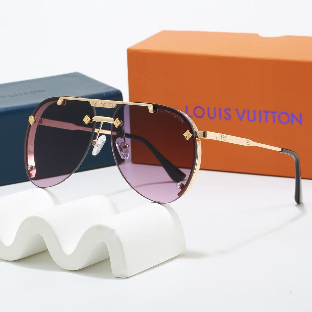 New European and American style metal trendy sunglasses