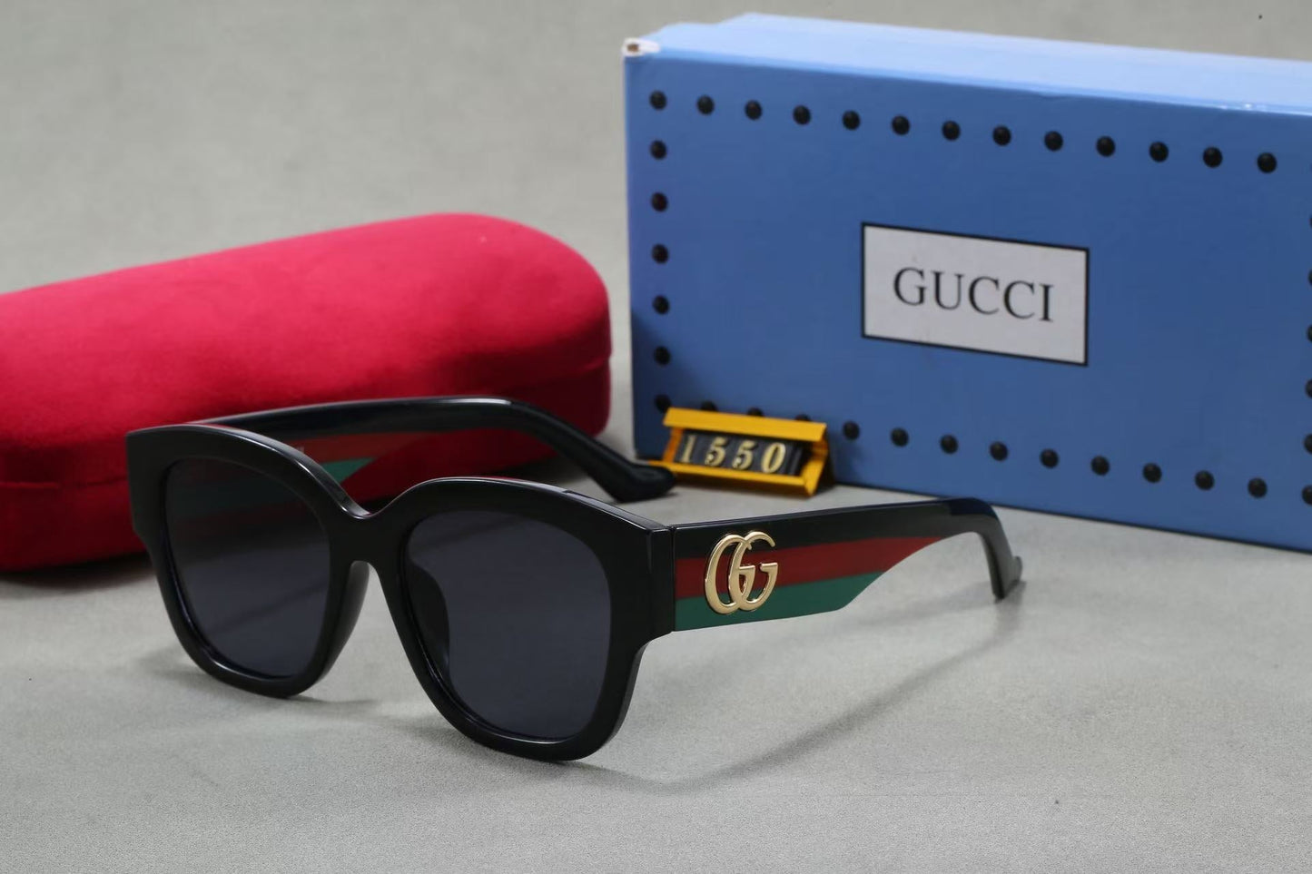 Round frame fashion sunglasses 1550