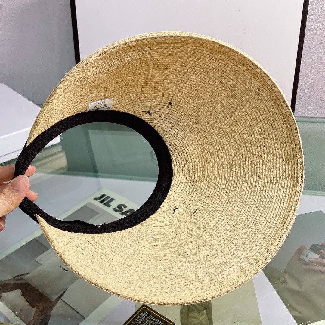 Fashion Bow Breathable Empty Top Hat