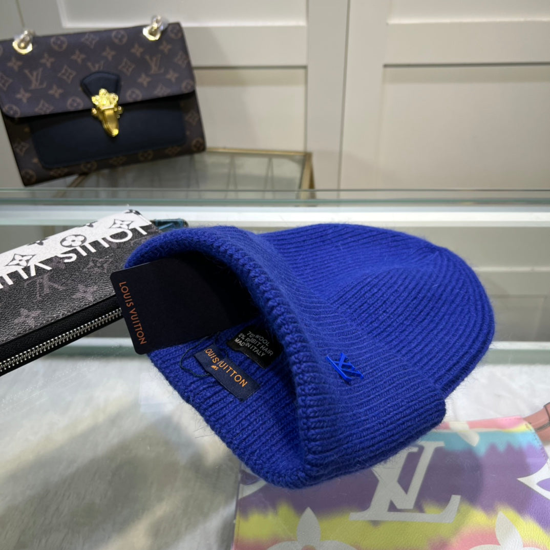 Fashionable Wool Woven Ahead Beanie