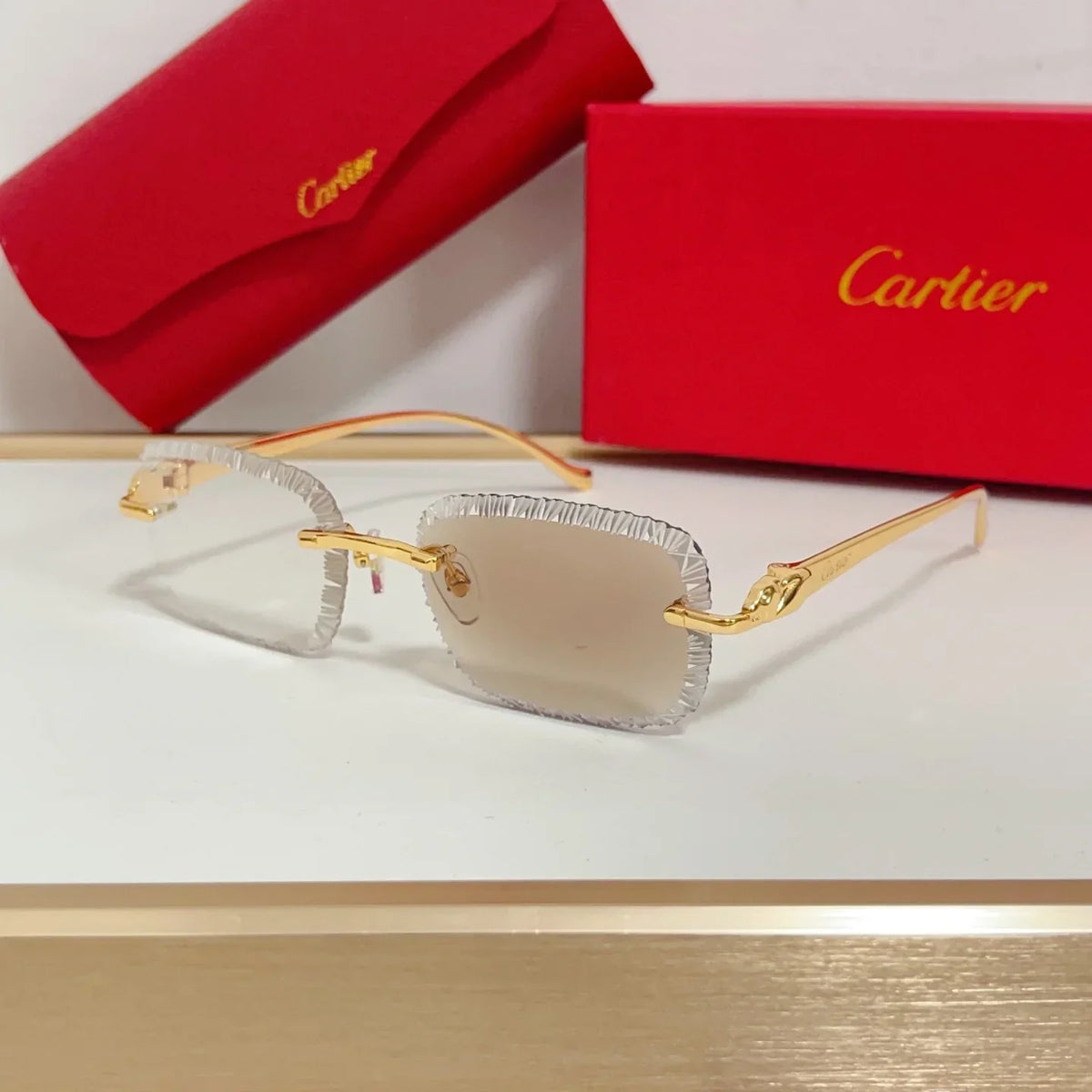 Black Panther series diamond cut lenses will change color under ultraviolet light