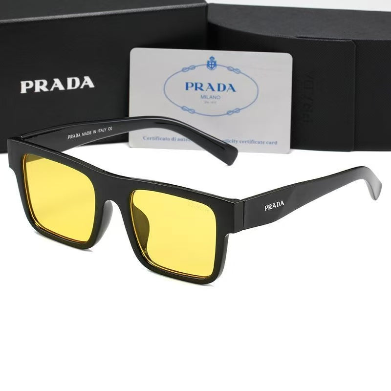 European and American fashion trendy square-frame sunglasses