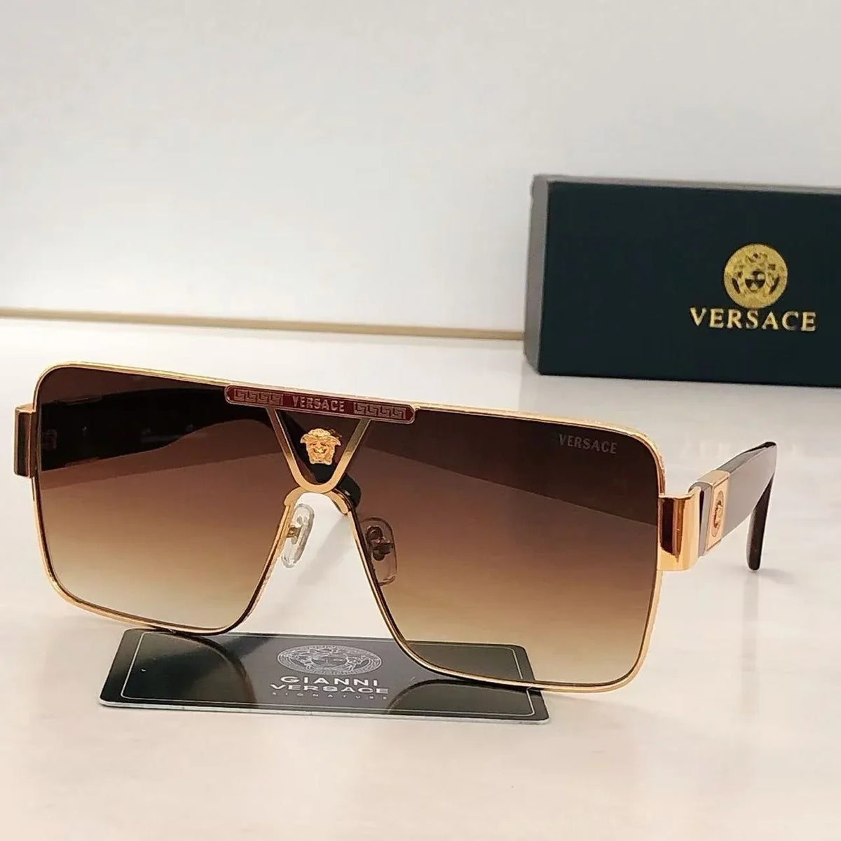 European and American style UV-protective metal sunglasses