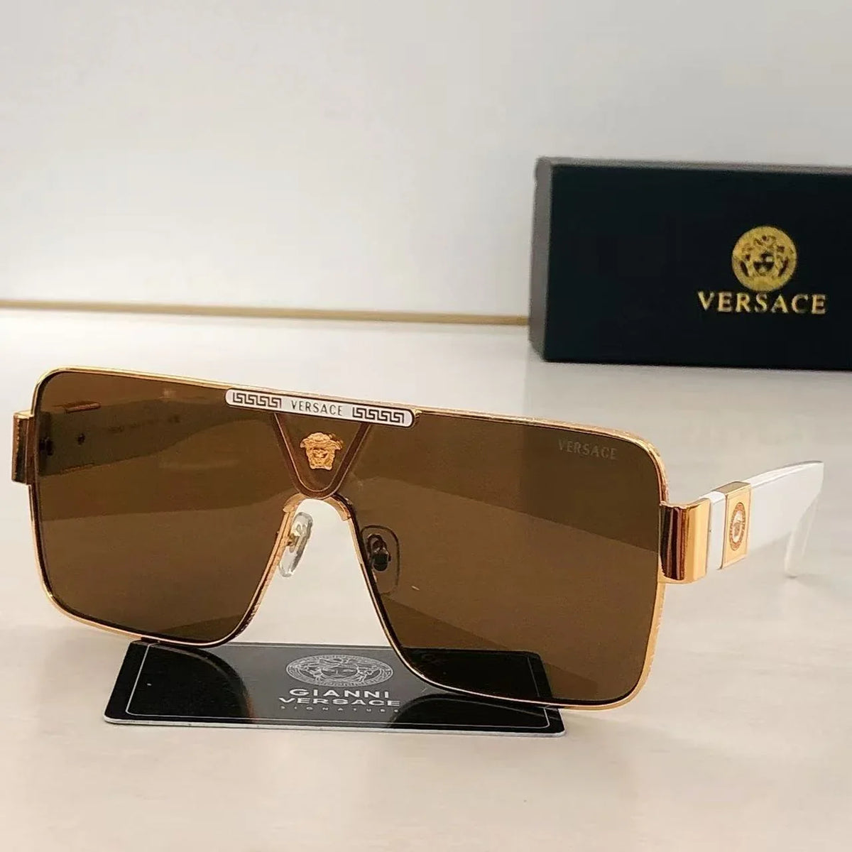 European and American style UV-protective metal sunglasses
