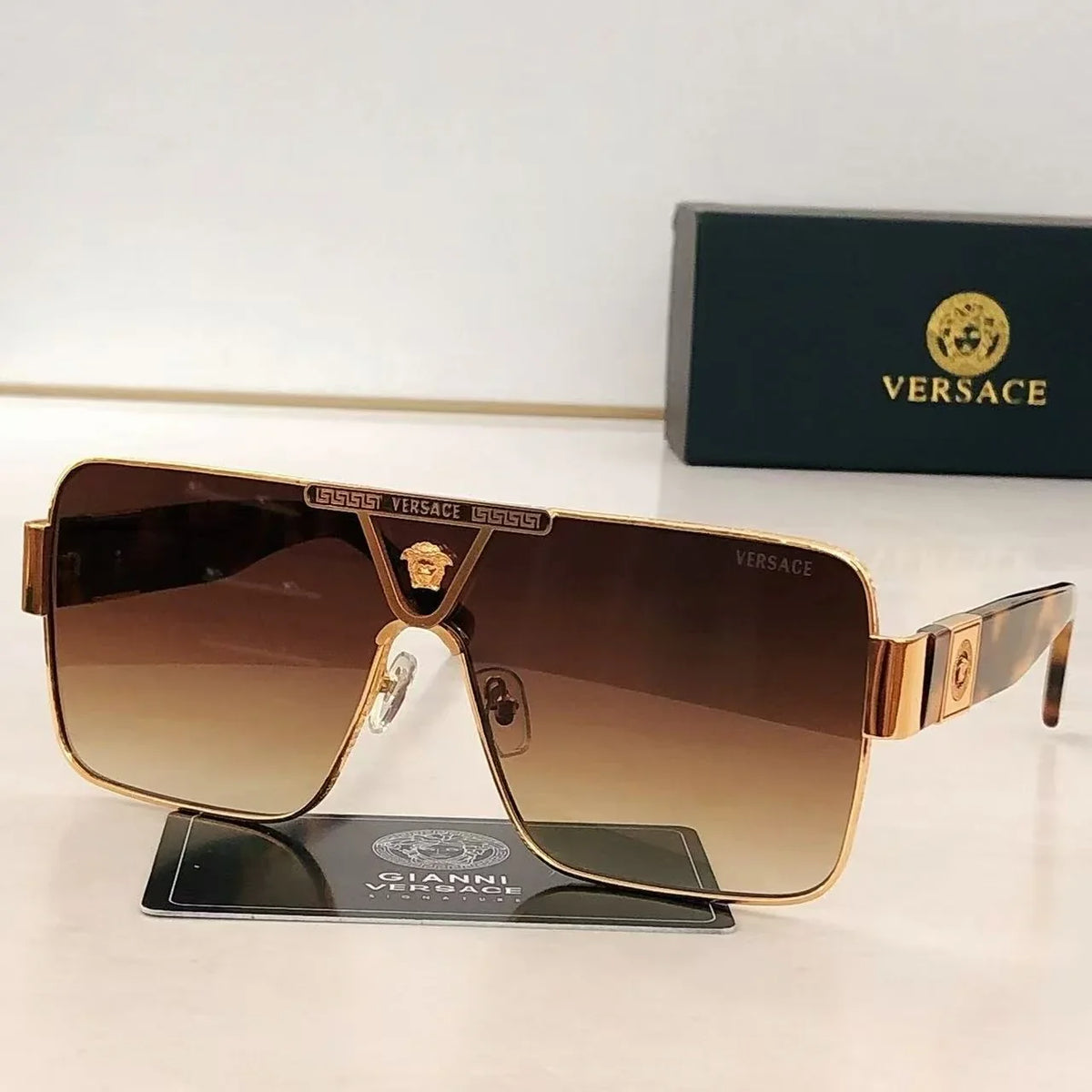 European and American style UV-protective metal sunglasses