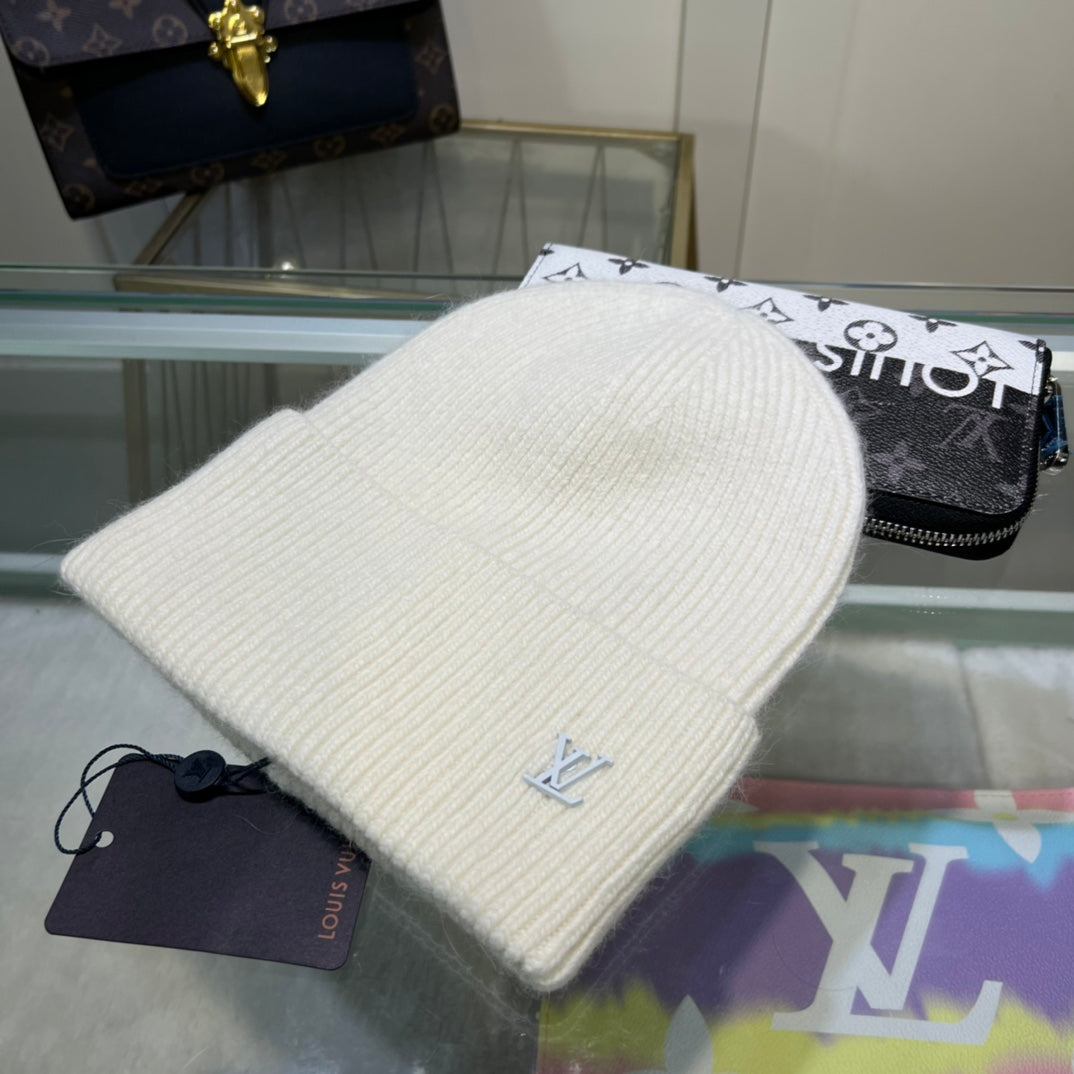 Fashionable Wool Woven Ahead Beanie