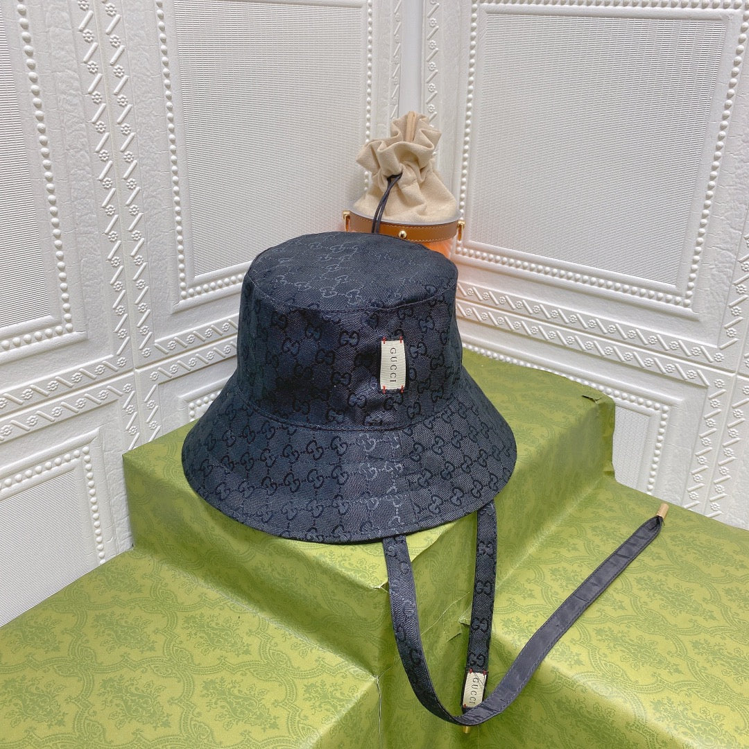 Fashion Double Sided Strap Bucket Hat