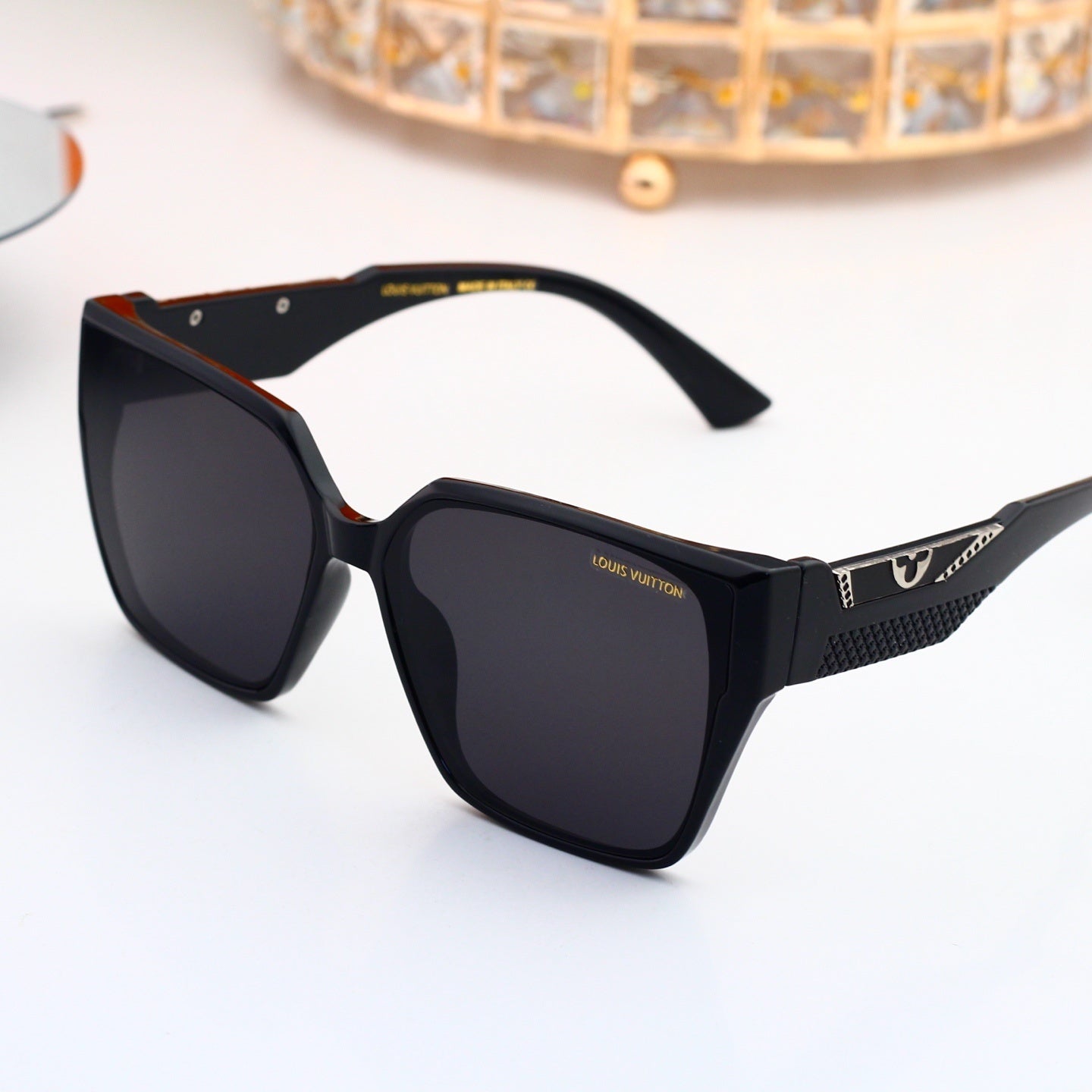 Oversized Polygonal Fashion Sunglasses 68802