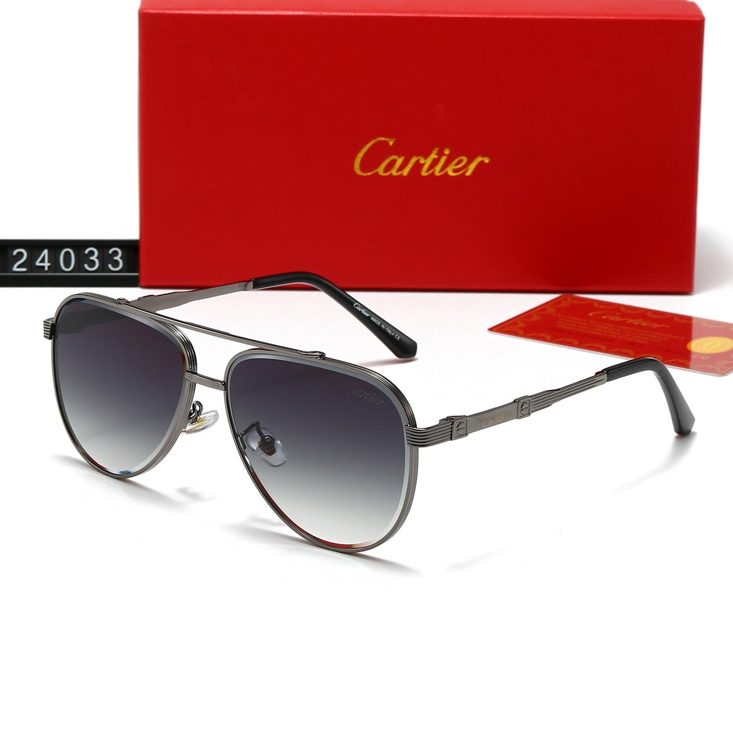 Fashion metal frame universal sunglasses 24033