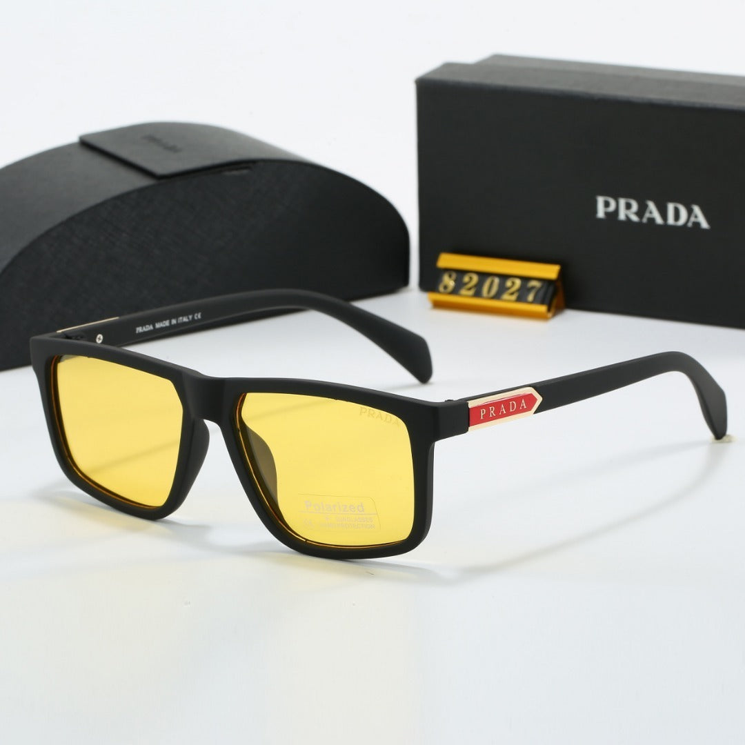 Trendy Square Frame Sunglasses Casual Versatile Driving Sunglasses  82027
